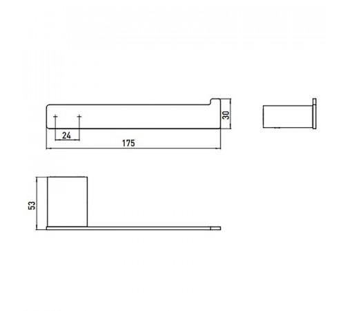 Держатель запасного рулона Emco Loft 0505 001 00 Хром