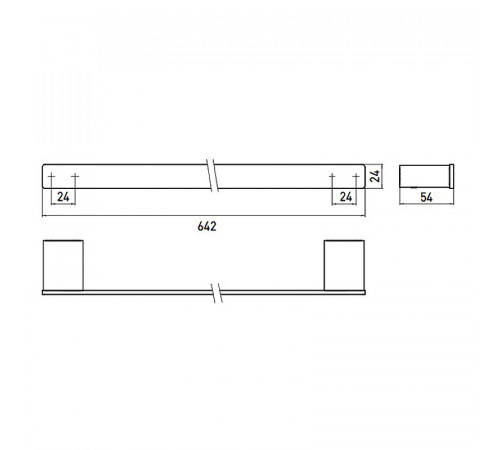 Полотенцедержатель Emco Loft 0560 133 60 Черный