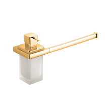 Полотенцедержатель + дозатор для жидкого мыла Colombo Design Lulu B6274.gold Золото
