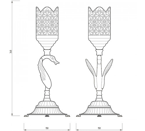 Подсвечник Migliore Luxor 26151 Золото