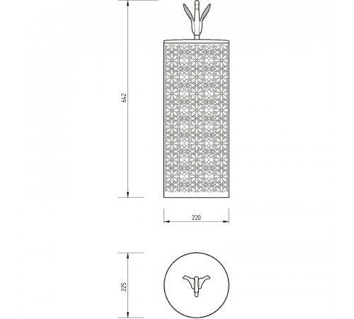 Корзина для белья Migliore Luxor 26167 Золото