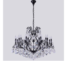 Люстра Crystal Lux Magnifico SP19 Black Transparent Прозрачная Черная