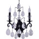 Настенный светильник Crystal Lux Magnifico AP2 Black Transparent Прозрачный Черный