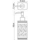 Дозатор для жидкого мыла WasserKRAFT Main K-4799 Белый матовый