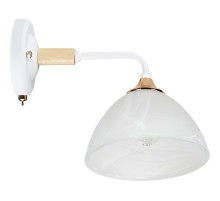 Настенный светильник Artelamp Matthew A5032AP-1BR Белый Бежевый