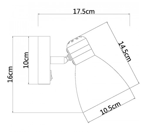 Настенный светильник Artelamp Mercoled A5049AP-1WH Белый