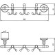 Вешалка для полотенец Migliore Mirella 24913 Бронза