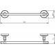 Полотенцедержатель Migliore Mirella 17183 Бронза