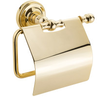 Держатель туалетной бумаги Migliore Mirella 17311 с крышкой Золото
