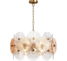 Подвесной светильник Maytoni Modern Aster MOD007PL-08G Золото Прозрачный