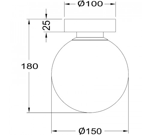 Настенный светильник Maytoni Modern Basic form MOD321WL-01G1 Белый Золото