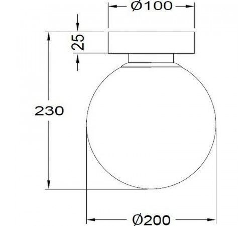 Настенно-потолочный светильник Maytoni Modern Basic form MOD321WL-01G3 Золото