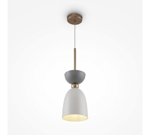 Подвесной светильник Maytoni Modern Cloches MOD113PL-01W Белый Серый