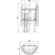 Настенный светильник Maytoni Modern Coliseo MOD135WL-01BS Латунь