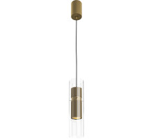 Подвесной светильник Maytoni Modern Dynamics MOD326PL-01MG Прозрачный Золото матовое