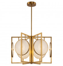 Люстра Maytoni Modern Marmo MOD099PL-06G Белая Золото