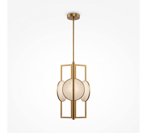 Люстра Maytoni Modern Marmo MOD099PL-03G Белая Золото