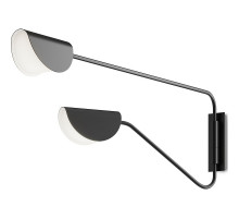 Настенный светильник Maytoni Modern Mollis MOD126WL-02B Черный