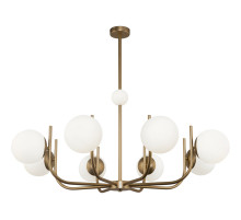 Люстра Maytoni Modern Rendez-vous MOD109PL-08BS Белая Латунь