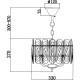 Люстра Maytoni Modern Suite MOD122PL-03BS Прозрачная Латунь