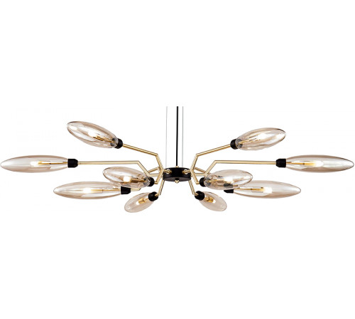 Люстра Maytoni Modern Ventura MOD012CL-12G Янтарная Золото матовое