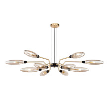 Люстра Maytoni Modern Ventura MOD012CL-12G Янтарная Золото матовое