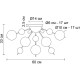 Люстра Artelamp Molecule A8313PL-5CC Хром