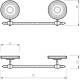 Полотенцедержатель Migliore Montecarlo 31779 Бронза