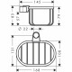 Полка корзина Axor Montreux 42066000 Хром