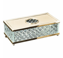 Салфетница Boheme Murano Cristal 10232 Золото