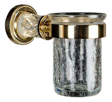 Стакан для зубных щеток Boheme Murano Cristal 10904-CRST-G Золото