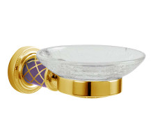 Мыльница Boheme Murano 10903-V-G Золото Фиолетовый