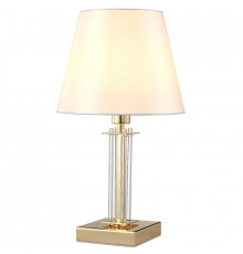 Настольная лампа Crystal Lux Nicolas LG1 Gold White Бежевая Золото