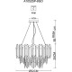 Люстра Artelamp Nicoletta A1052SP-8GO Прозрачная Золото