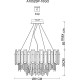 Люстра Artelamp Nicoletta A1052SP-10GO Прозрачная Золото