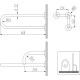 Поручень Nofer 15047.В Нержавеющая сталь глянцевая