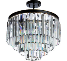 Люстра Divinare Nova 3001/01 PL-9 Прозрачная Черная