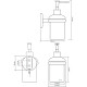 Дозатор для жидкого мыла Bemeta Nox 102408020 Черный матовый