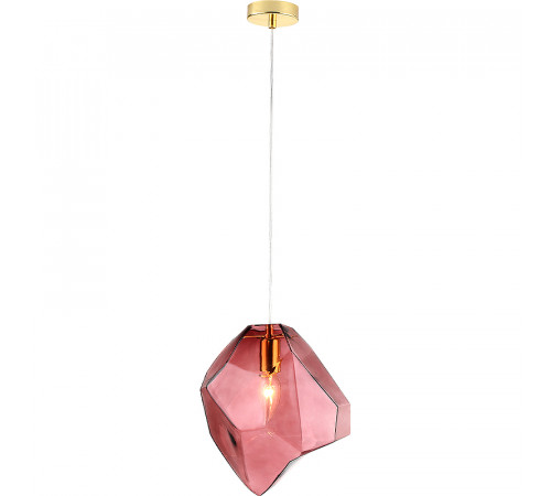 Подвесной светильник Crystal Lux Nuestro SP1 Gold Pink Розовый Золото