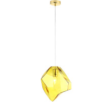 Подвесной светильник Crystal Lux Nuestro SP1 Gold Amber Янтарный Золото