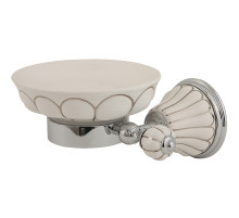 Мыльница Migliore Olivia 17539 Белая Хром