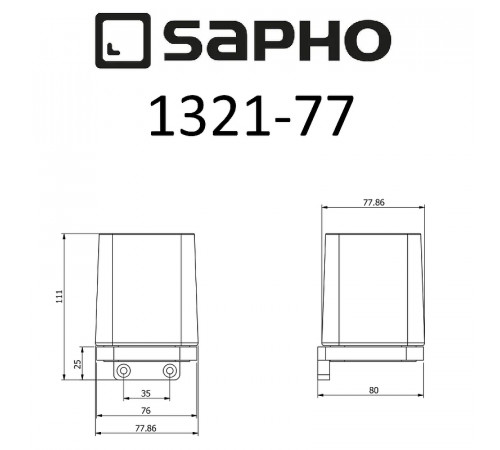 Стакан для зубных щеток Sapho Olymp 1321-77 Хром