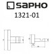 Крючок Sapho Olymp 1321-01 Хром