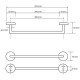 Полотенцедержатель Bemeta Omega 104204012 Хром