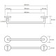 Полотенцедержатель Bemeta Omega 104204022 Хром