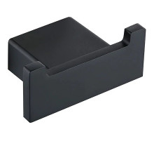 Двойной крючок Orans P-7206 7206p00 Черный матовый