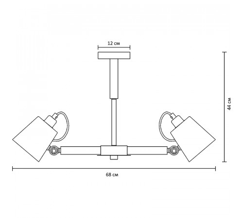 Люстра Artelamp Oscar A7141PL-3WH Белая Коричневая