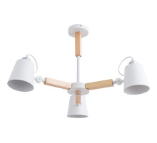 Люстра Artelamp Oscar A7141PL-3WH Белая Коричневая