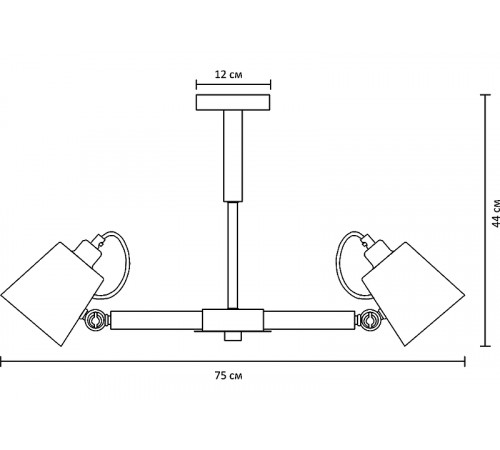 Люстра Artelamp Oscar A7141PL-5WH Белая Коричневая