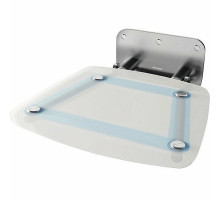 Сиденье для душа Ravak Ovo B II Blueline B8F0000055 Прозрачно-белое Голубые полосы